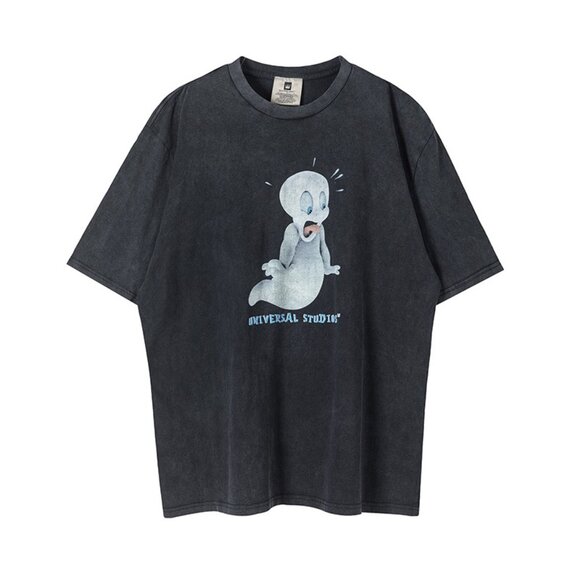 Purey Casper The Friendly Ghost Short-Sleeve Print